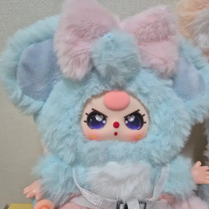 [BUNJANG] Baby Three Cart Set with Blue Elephant and Pink Rabbit / 베이비쓰리 카트