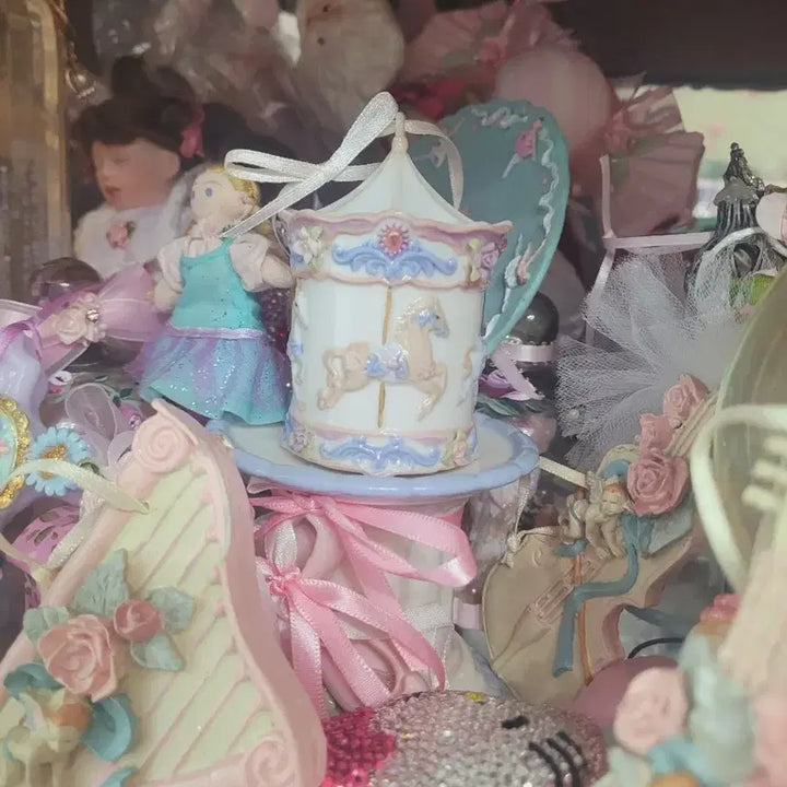 [BUNJANG] Antique Carousel Ornament / 앤틱 회전목마 수입