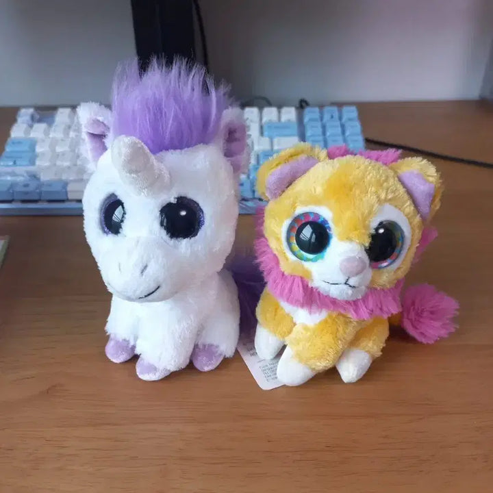 [BUNJANG] Vintage Plush Toys Bundle (TY Kermit, Wild Republic Lion, Unicorn) / 빈티지 봉제인형 번들