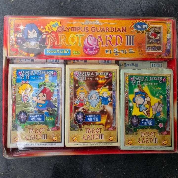 [BUNJANG] Olympus Guardian Tarot Cards 1 Box (12 Decks) / 올림포스 가디언 타롯카드 12개 1박스