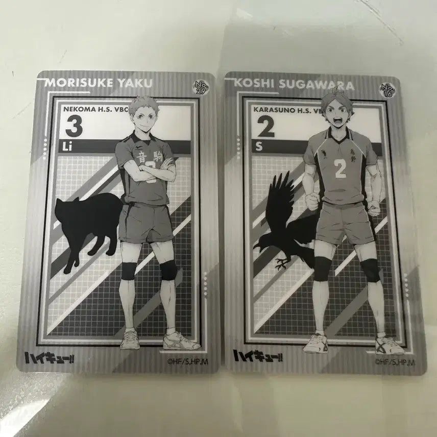[BUNJANG] Haikyuu!! Koushi Sugawara &amp; Morisuke Yaku Photocard Set / 하이큐 굿즈