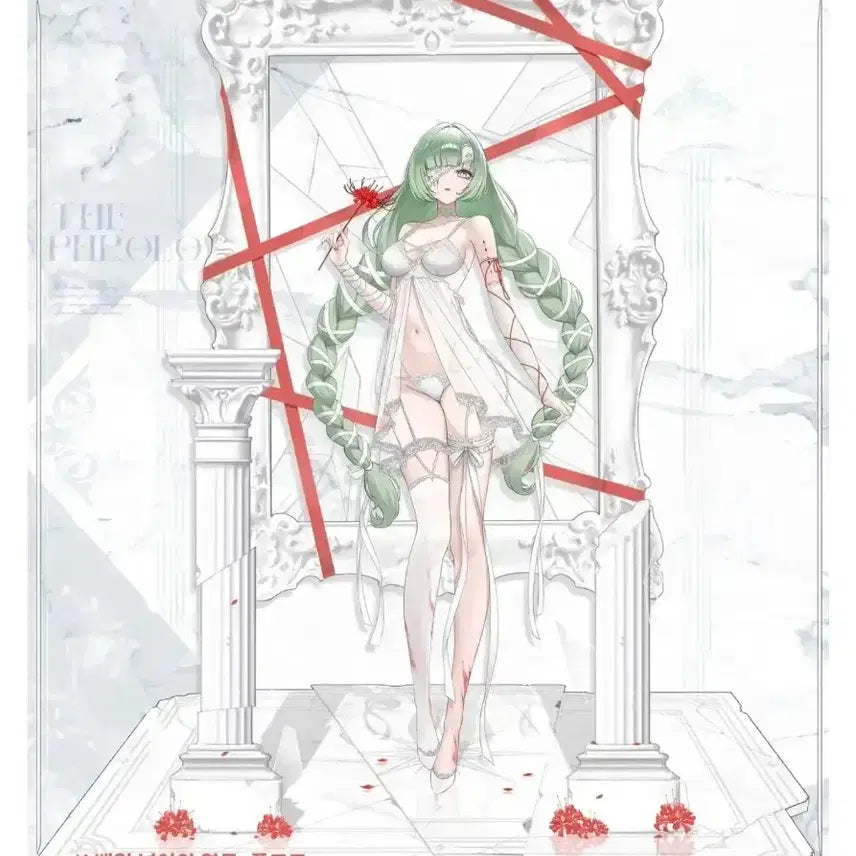 [BUNJANG] Mezzo Storia Floro Wedding Acrylic Diorama (2nd Anniversary Festival Fan Art) / 명조 플로로 웨딩 아크릴 디오라마 (2주년 페스티벌 2차창작)