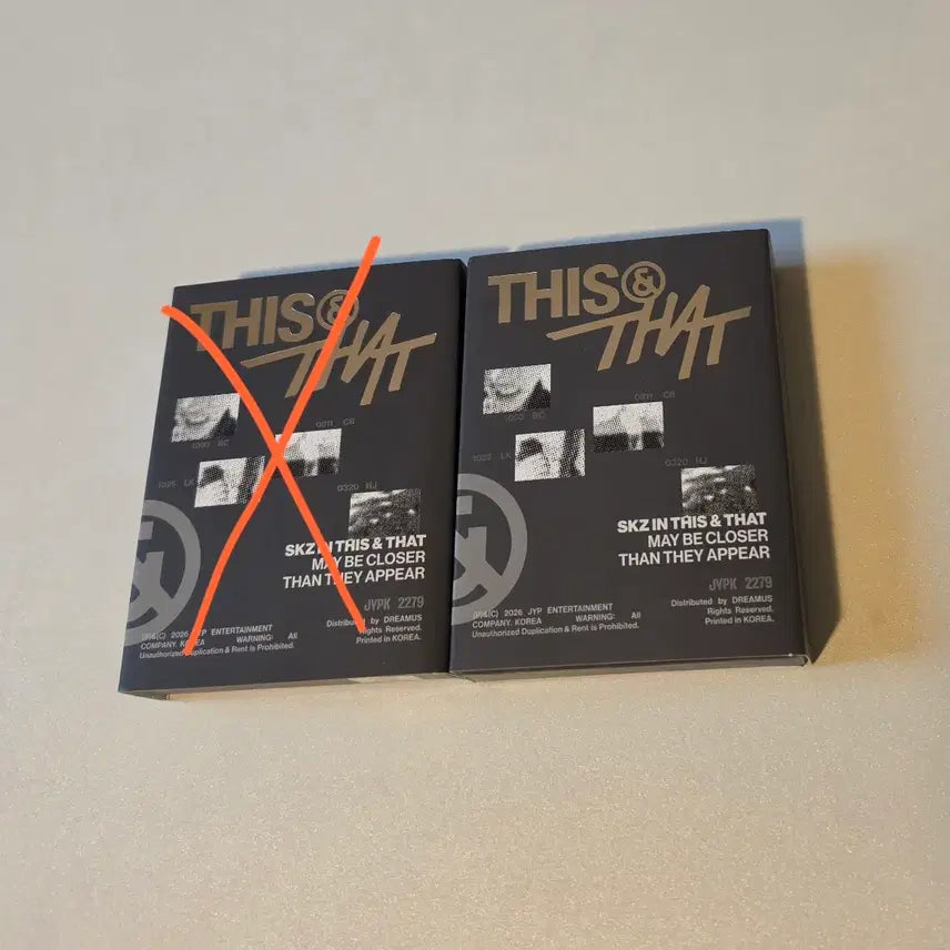 [BUNJANG] Stray Kids DIS + THAT Fan Version Unsealed Album / 스트레이키즈 스키즈 디스앤댓 팬즈버전 개봉앨범 양도