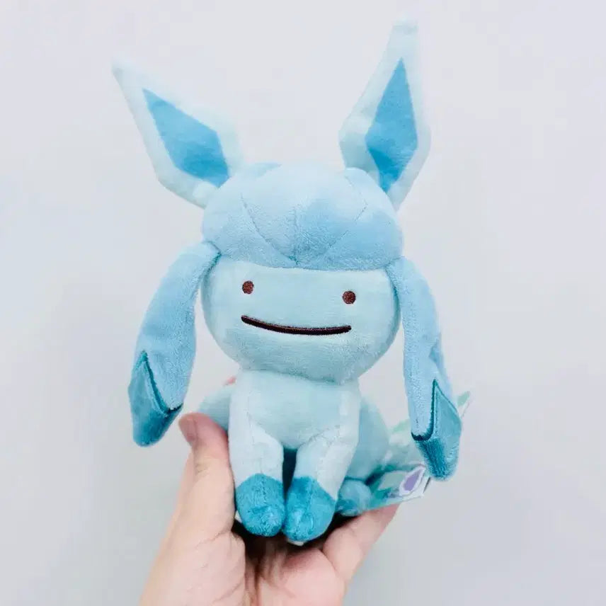 [BUNJANG] Pokemon Metamong Glaceon Transformation Plush Toy / 포켓몬 무릉도원 변신 메타몽 글레이시아 인형