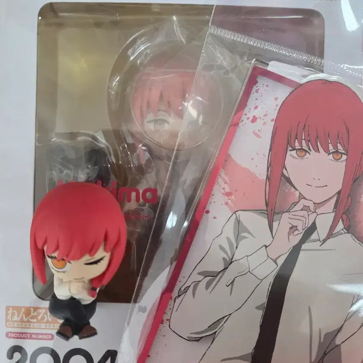[BUNJANG] Chainsaw Man Makima Nendoroid 2004 &amp; Makima Acrylic Stand Bundle Set / [일괄]체인소맨 마키마 피규어 넨도로이드 2004 &amp; 마키마 아크릴