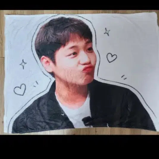 [BUNJANG] Park Ji-hoon Soft Blanket (Not Official Goods) / (오늘까지팜)박지훈 부드러운 담요 이불 70~75*100 (굿즈아님) 1개 새상품