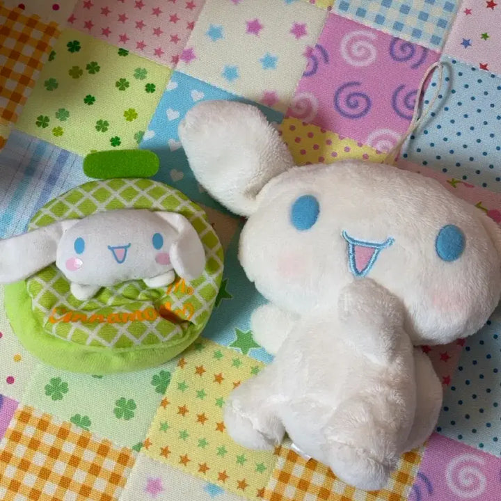 [BUNJANG] Sanrio Cinnamoroll Classic Plush Pouch Set / 세트)고전 시나모롤 인형 해피밀 파우치