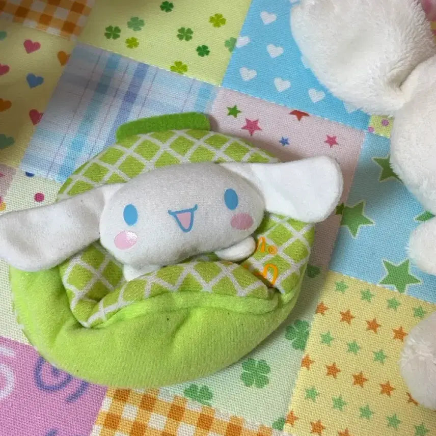 [BUNJANG] Sanrio Cinnamoroll Classic Plush Pouch Set / 세트)고전 시나모롤 인형 해피밀 파우치