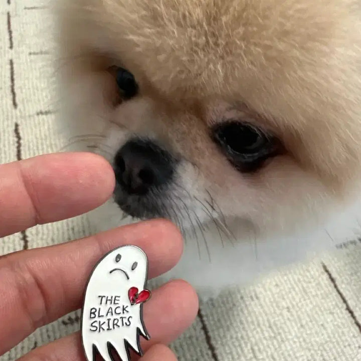 [BUNJANG] The Black Skirts Busan Concert Limited Edition Ghost Pin / 검정치마 부산콘 유령배찌 팔아요