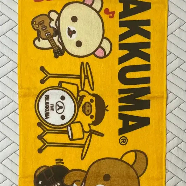 [BUNJANG] Rilakkuma Classic Tower Records Towel / 고전 리락쿠마 타워레코드 타올 방꾸템 수건