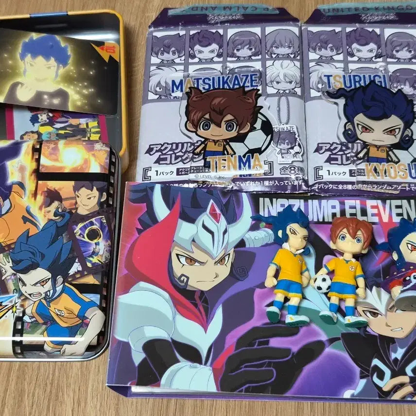 [BUNJANG] Inazuma Eleven Go Tsurugi Kyosuke &amp; Matsukaze Tenma Acrylic Figure Card Set / 썬더일레븐go 이나즈마일레븐go 츠루기 쿄스케 마츠카제 텐마 유이치 아크릴 피규어 카드
