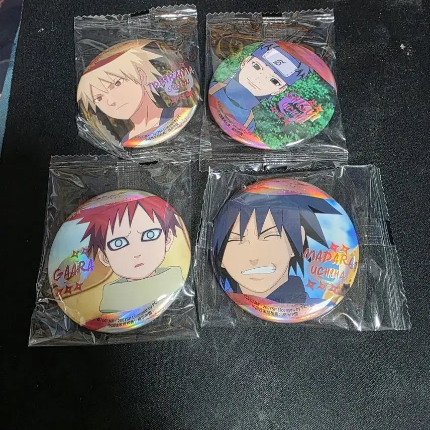 [BUNJANG] Naruto Childhood "Young Naruto" Tin Badge Set (4 Types) / 나루토 유년기 캔뱃지