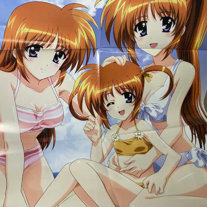 [BUNJANG] Magical Girl Lyrical Nanoha Poster Set (4 Types) / 급처 가격인하 마법소녀 리리컬 나노하 포스터 4종 일괄