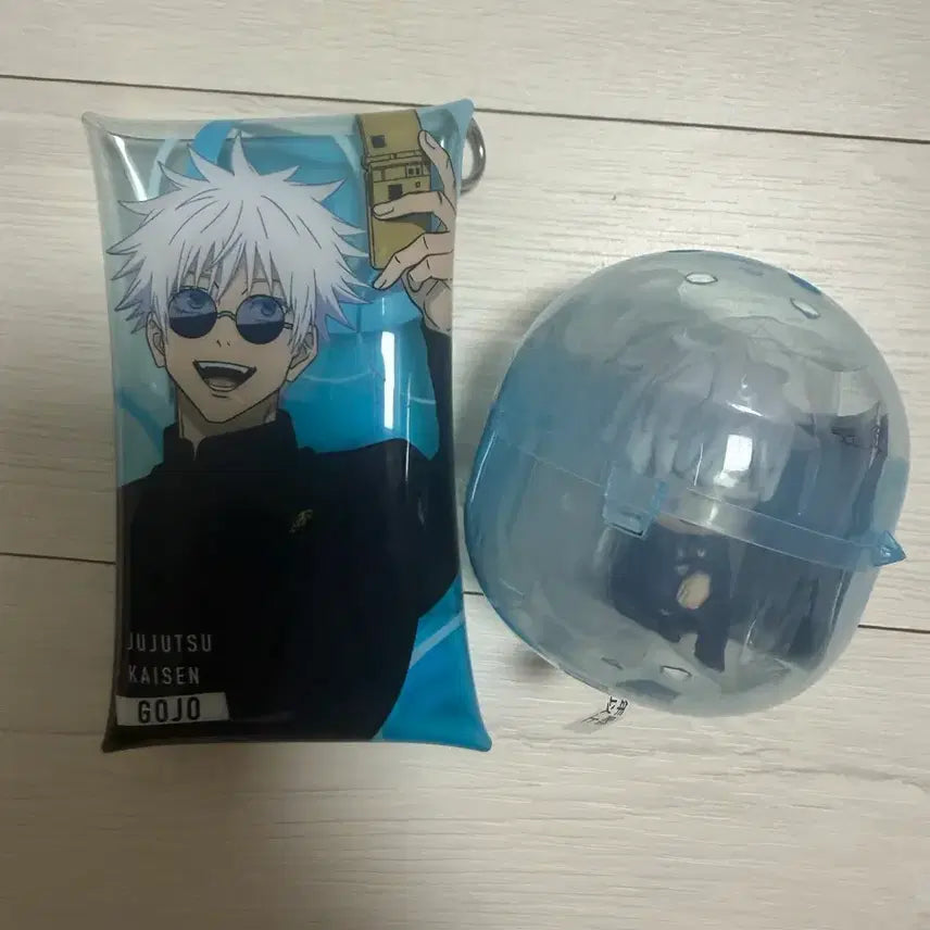 [BUNJANG] Jujutsu Kaisen Satoru Gojo Pouch &amp; Shoulder Bump Gacha Bundle / 주술회전 고죠사토루 파우치, 어깨쿵 가챠 일괄