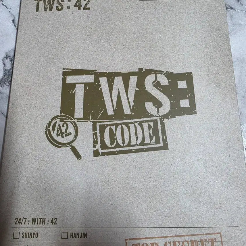 [BUNJANG] TWS 2nd Generation Membership Kit / TWS 투어스 2기 42 멤버십 키트