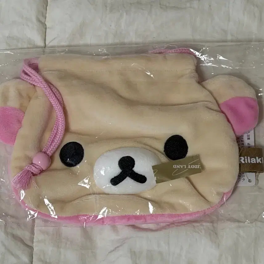 [BUNJANG] San-X Rilakkuma Korilakkuma Drawstring Pouch / 산엑스 리락쿠마 코리락쿠마 복조리 조리개 파우치 일본 정품