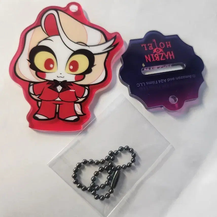 [BUNJANG] Hazbin Hotel Charlie Acrylic Stand &amp; Keyholder / 해즈빈호텔 더현대 팝업 아크릴 스탠드 겸 키홀더 찰리
