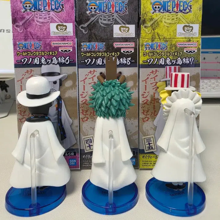 [BUNJANG] One Piece World Collectable Figure Wano Arc Set of 3 / 원피스 월콜 3종 일괄 판매합니다.