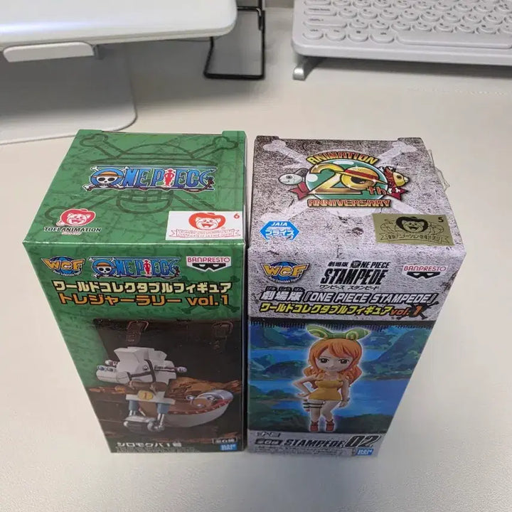 [BUNJANG] One Piece World Collectable Figures Bundle Set (Shiromokuba No. 1 &amp; Nami) / 원피스 월콜 2종 일괄 판매합니다.