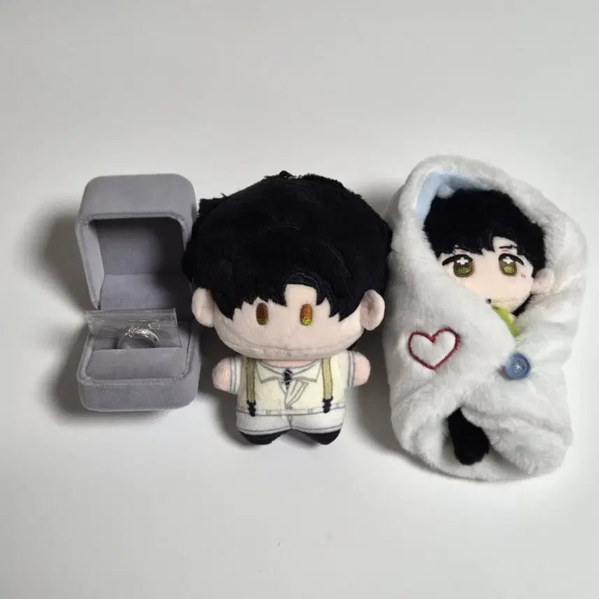 [BUNJANG] Love and Deepspace Seo Eon Plush Doll &amp; Ring Bundle / 러브앤딥스페이스 이서언 비공식 누이 반지