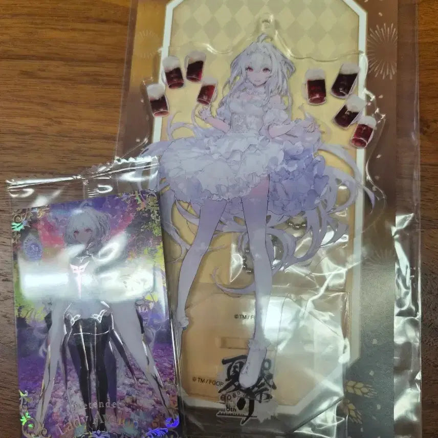 [BUNJANG] Fate/Grand Order Proto Merlin Lady Avalon Acrylic Stand &amp; Wafer Card Set / fgo 페그오 페이트 프로토 멀린 레이디 아발론 아크릴 스탠드