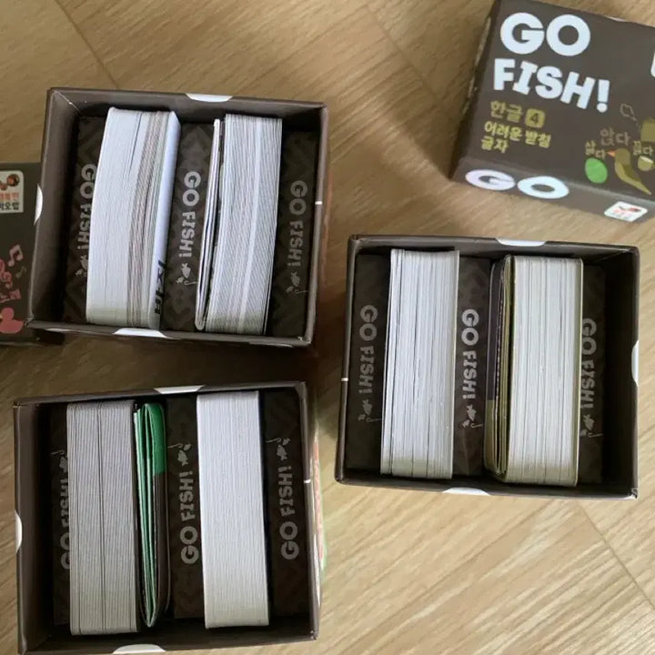 [BUNJANG] Happy Baobab Go Fish! Korean Cards Set 1-4 Bundle / 행복한 바오밥 고피쉬! 한글 카드 1, 2, 3, 4 세트 (일괄)