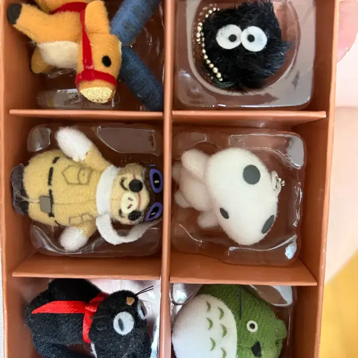[BUNJANG] Studio Ghibli 6-Piece Mini Keychain Set / 지브리 6종 미니 키링
