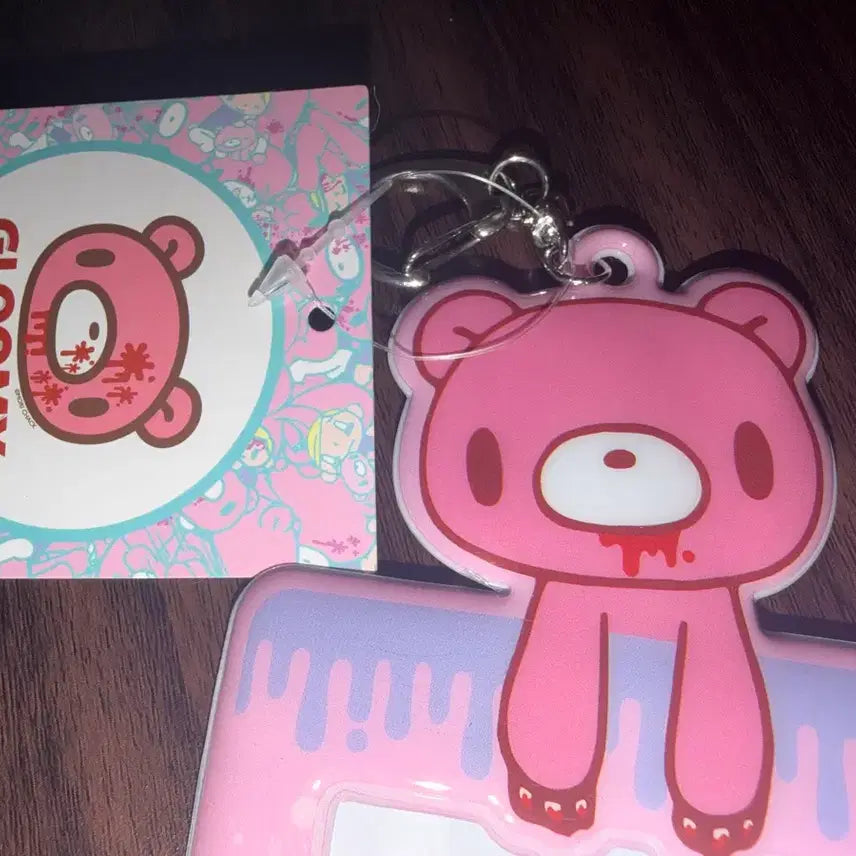 [BUNJANG] Glumi Bear Card Holder / 글루미베어 캐릭터 카드홀더 포카홀더 산리오 리락쿠마