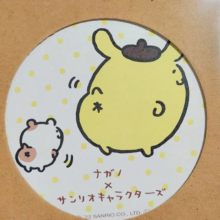 [BUNJANG] Sanrio x Nagano Pompompurin Diatomaceous Earth Coaster / 산리오x나가노 콜라보 폼폼푸린 규조토 흡수 코스터 팝니다.