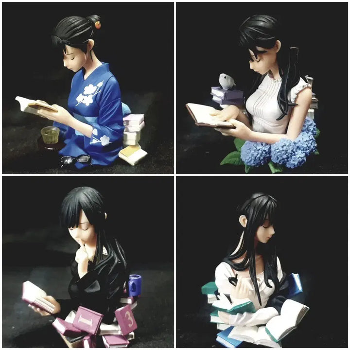 [BUNJANG] Bibliophile Princess Shiori Ko 4-Piece Figure Set / 레어,피규어,비블리아 고서당의 사건수첩,시오리코,4종,정품