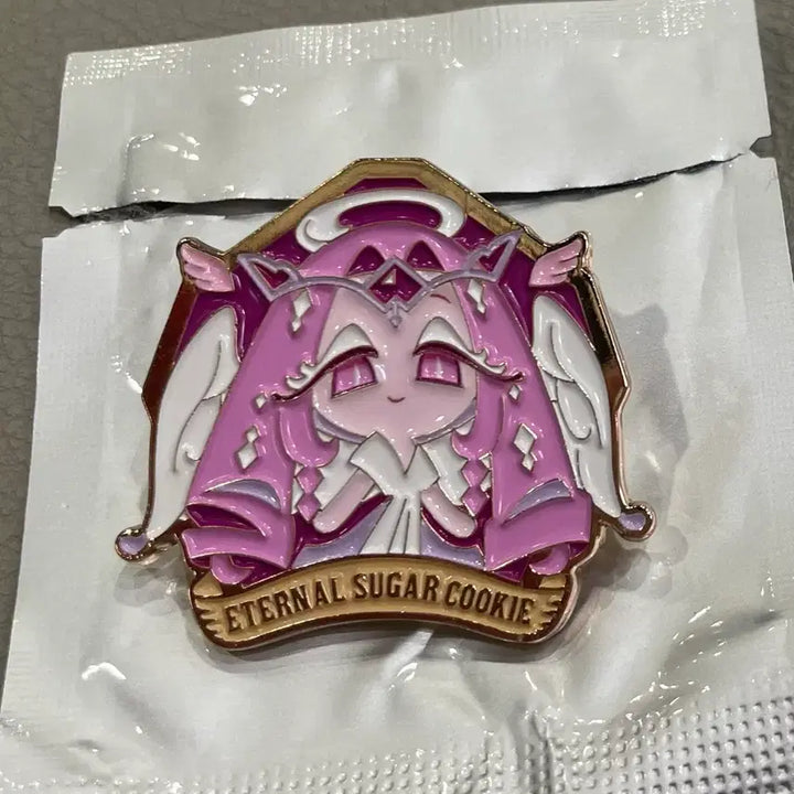[BUNJANG] Cookie Kingdom Eternal Sugar Keycap Keyring &amp; Pin Badge Set / 쿠킹덤 이터널슈가 키캡키링 핀뱃지 세트
