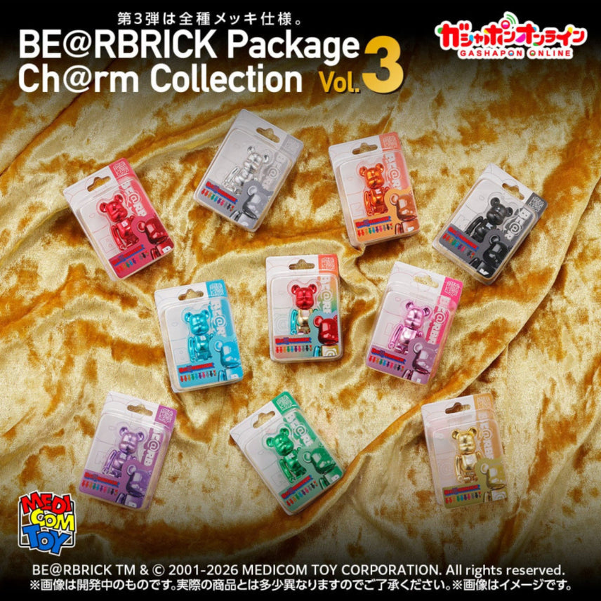 [BUNJANG] Bearbrick 50% Charm Collection Series 3 Gacha Capsule Toys Full Set (10 types) / 베어브릭 50% 참 컬렉션 3탄 가챠 캡슐토이 뽑기 10종 전종