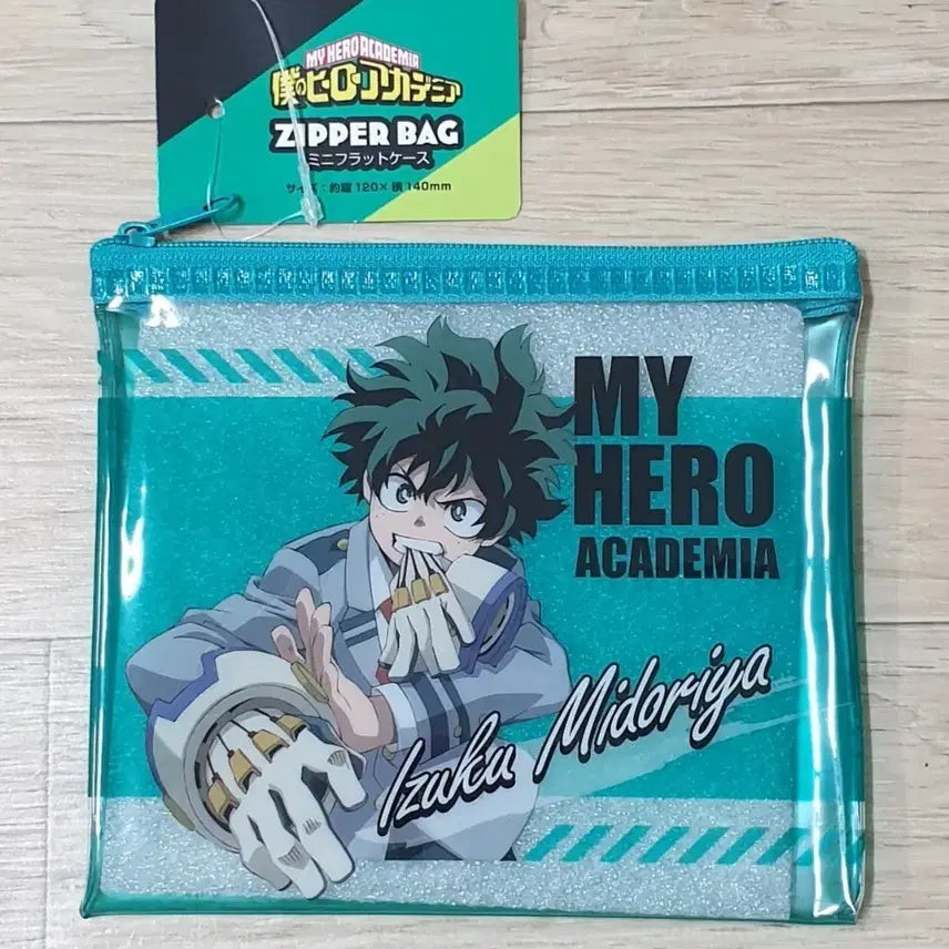 [BUNJANG] My Hero Academia Izuku Midoriya Zipper Mini Pouch / 나의 히어로 아카데미아 지퍼백 미니 파우치, 나히아, 미도리야
