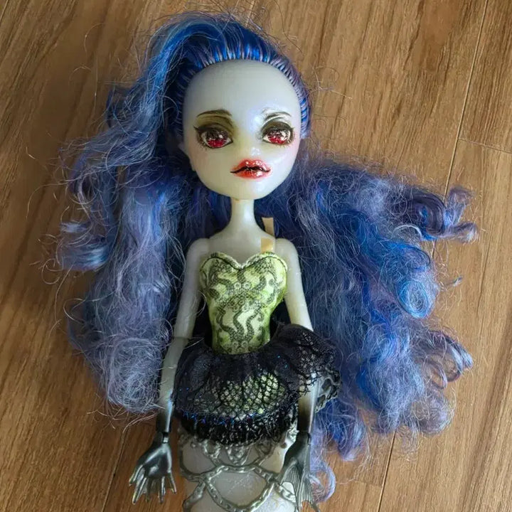 [BUNJANG] Monster High Sirena Bon Voyage Doll Repaint / 몬스터하이돌 시레나 본 부 리페용