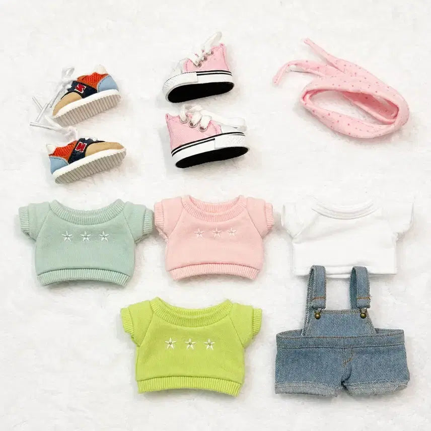 [BUNJANG] 20cm Doll Clothes and Shoes Bundle Set / 20cm 인형옷 떨옷 신발 일괄 판매