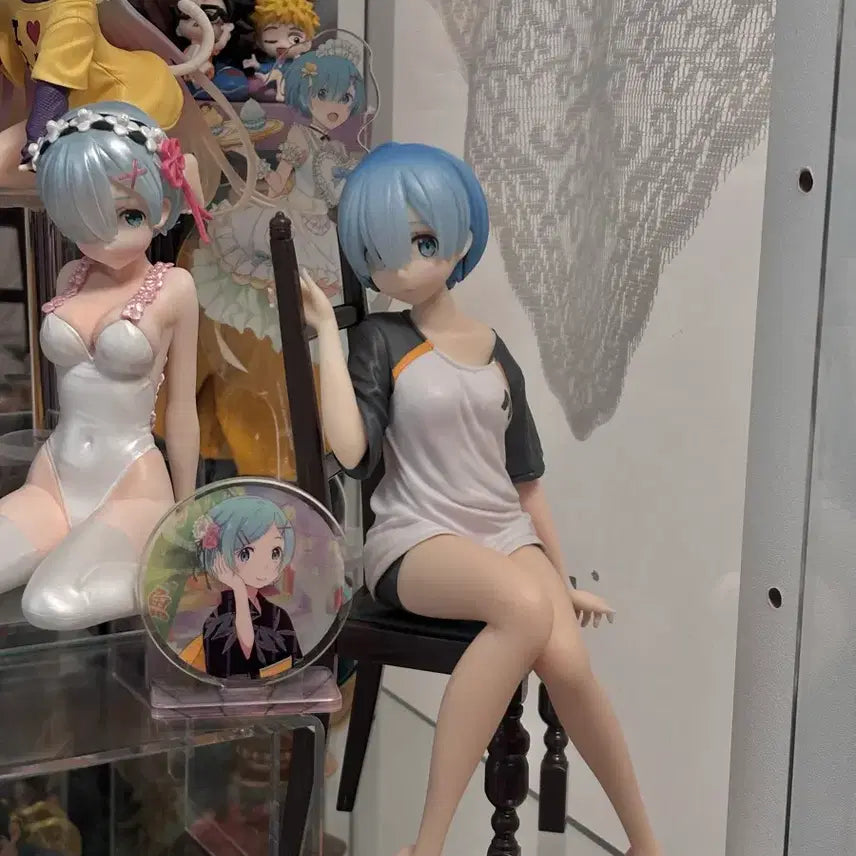 [BUNJANG] Re:Zero Rem Relax Time Subaru T-shirt Version Figure / 렘 릴렉스타임 스바루 티셔츠ver