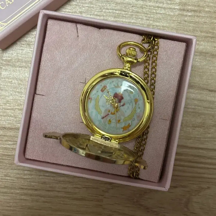 [BUNJANG] Cardcaptor Sakura Pocket Watch Necklace / 비공굿 새상품) 카드캡터체리 회중 목걸이