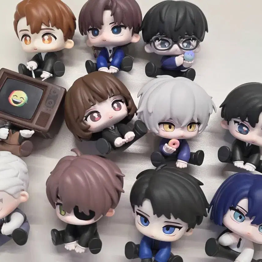 [BUNJANG] Gaedam Check-in All Sitting Figure Set B (Box, Card Included) / 괴담출근 모두앉아피규어 B세트 풀셋(상자,카드O)