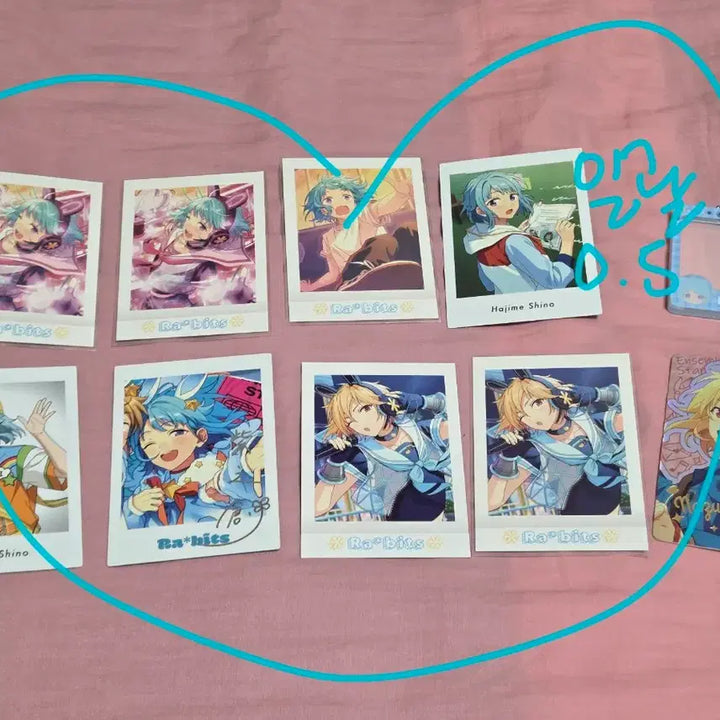 [BUNJANG] Ensemble Stars! Nazuna Fujiwara &amp; Hajime Shino Pass Card Bundle Set / 라빗츠 하지메 나즈나 파샤 일괄 양도