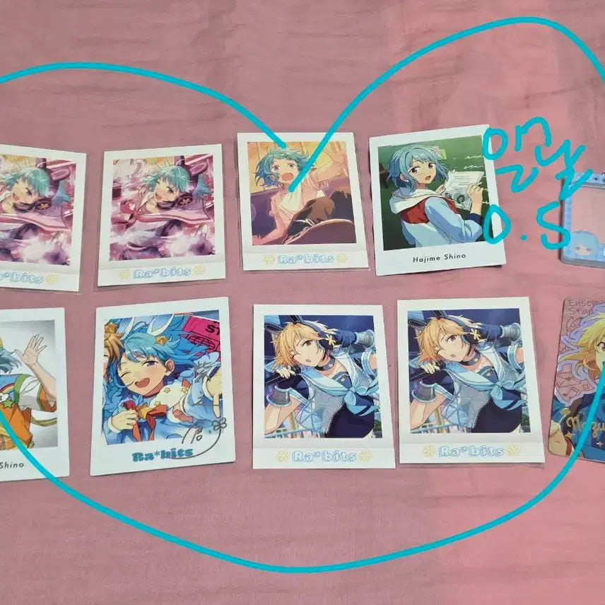 [BUNJANG] Ensemble Stars! Nazuna Fujiwara &amp; Hajime Shino Pass Card Bundle Set / 라빗츠 하지메 나즈나 파샤 일괄 양도