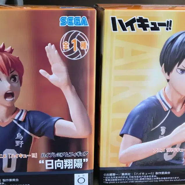 [BUNJANG] Haikyuu!! Sega Hinata Kageyama Figure Bundle Set / 하이큐 세가 히나타 카게야마 피규어 세트 일괄
