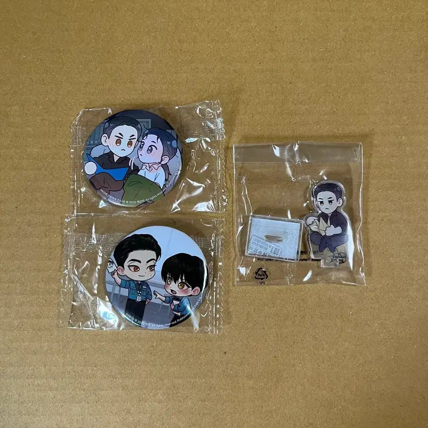 [BUNJANG] Jaimi Shop Rebom Secret Lady Portrait Pin Badge &amp; Mini Acrylic (Sealed) / 재이미샵 레봄 야화첩 바강주 캔뱃지 미니아크릴 미개봉