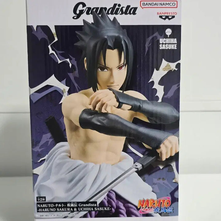 [BUNJANG] Banpresto Naruto Grandista Uchiha Sasuke Figure (Sealed) / 미개봉 택포 2.1) 반프레스토 나루토 그란디스타 우치하 사스케 피규어