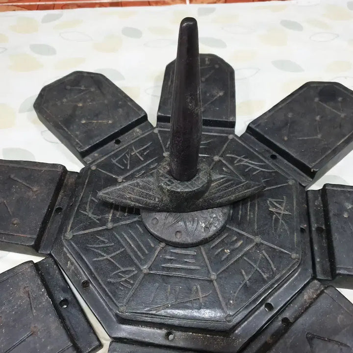 [BUNJANG] Yohamon Civilization Black Jade Sundial / (수원만물)박물관급이 흑피옥 해시계