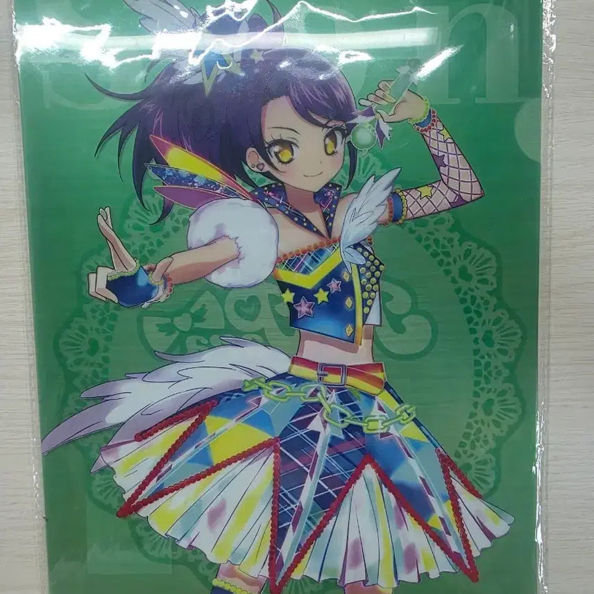 [BUNJANG] Pripara V-Square 10th Anniversary Pop-up Shion Todo L-Shaped File A4 / 프리파라 브이스퀘어 10주년 팝업 토도 시온 L자 파일 A4