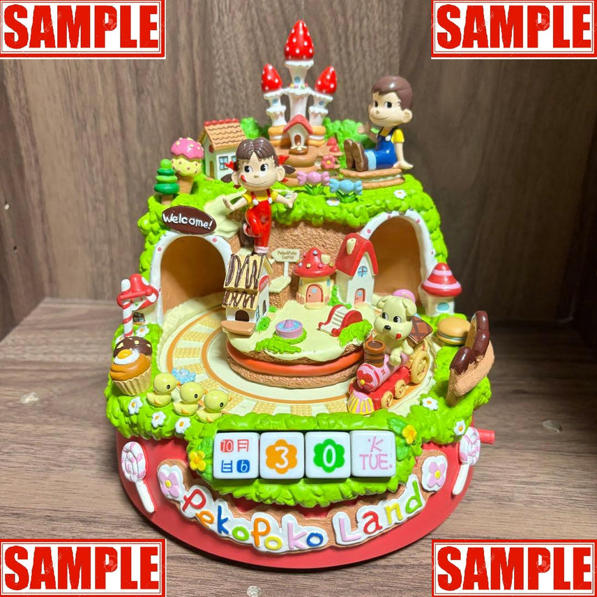 [BUNJANG] Fujiya Peko-chan Pecopocokand Dice Perpetual Calendar &amp; Moving Peko Figure / [초 레어템] 후지야 페코짱 이상한 페코포코랜드 주사위 만년달력 및 무빙 페코 peko 피규어 판매해요.