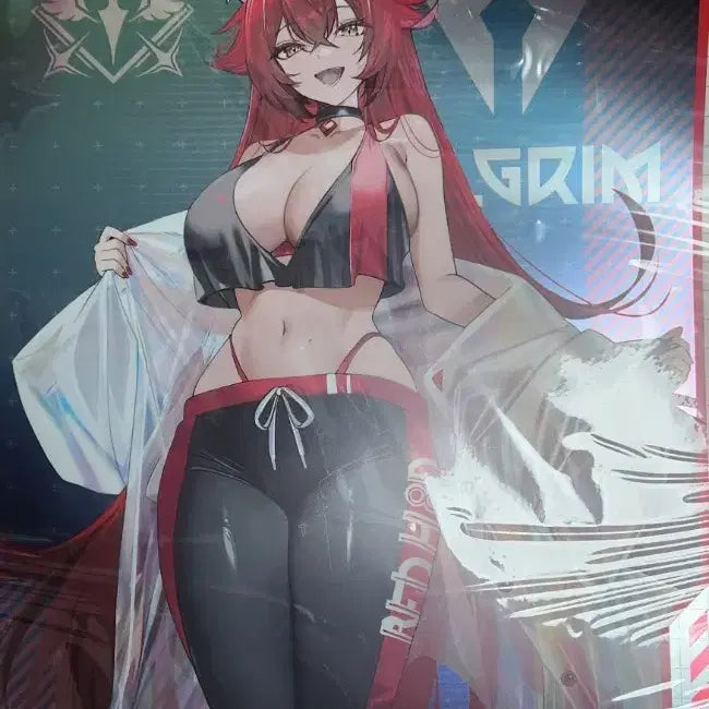 [BUNJANG] GIGO x NIKKE Red Hood Color Metal Poster / 니케xGIGO 콜라보 레드후드 컬러 메탈포스터