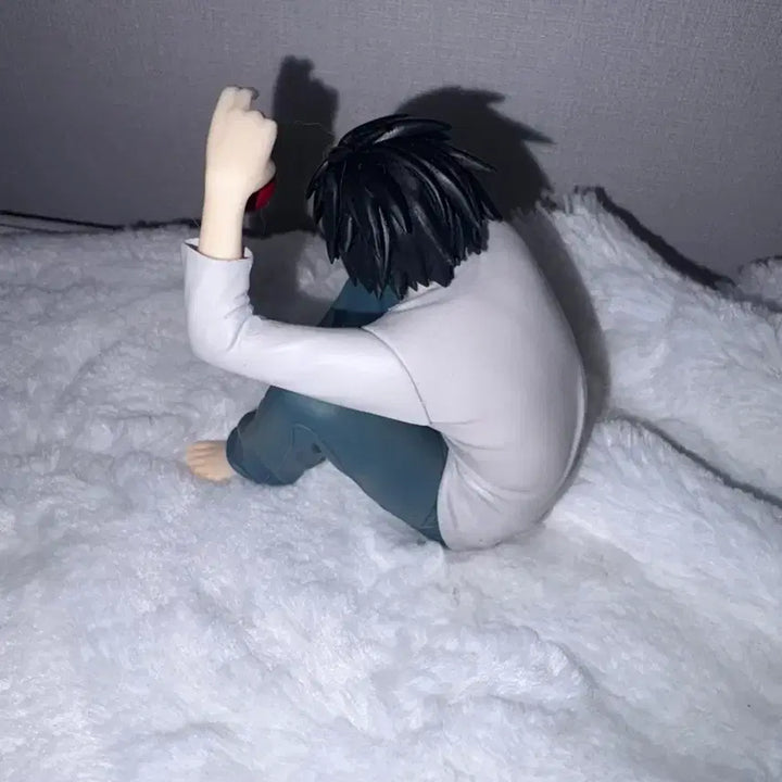 [BUNJANG] Death Note L Fury Noodle Stopper Figure / 데스노트 엘 후류 누들스토퍼 피규어 ㅅㅊㅇ 라이토미사쿠지가챠레진아크릴키링
