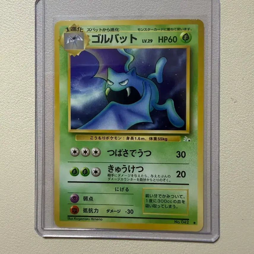 [BUNJANG] Pokemon TCG Zubat 1997 1st Edition / [포켓몬카드] 일판 초판올드백 1997 골뱃