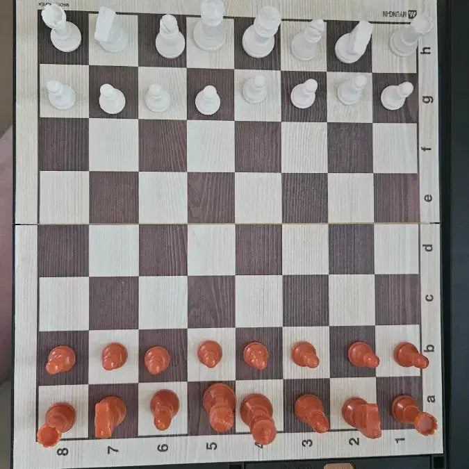 [BUNJANG] Meeng-in Land Folding Chess and Janggi Board with Magnetic Pieces / 체스/장기판